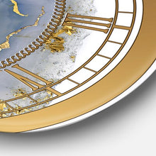 Load image into Gallery viewer, 27" Farber Golden Water Agate - Oversized Fashion Wall Clock