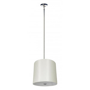 Whitfield Lighting Modena 5-Light Chrome Modern/Contemporary Drum Hanging Pendant Light