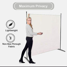 Load image into Gallery viewer, STEELAID Office Partition Room Divider Classroom and Dorm Privacy Screen 6 Ft Portable Partition Screen