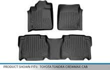 Load image into Gallery viewer, MAXLINER A0022/B0022 Floor Mats for Toyota Tundra Crew Max, 2007-2011 Complete Set, Black