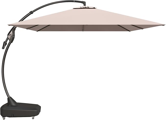 GRAND PATIO 10x13 FT Rectangular Cantilever Patio Umbrella with Umbrella Cover - BASE NOT INCLUDED