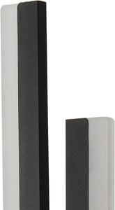 Modern Wall Sconce, 10W Black LED Wall Light, 18.89 Inches Aluminum Wall Sconce Lighting for Stairs, Living Room, Bed Room, Aisle, Hallway