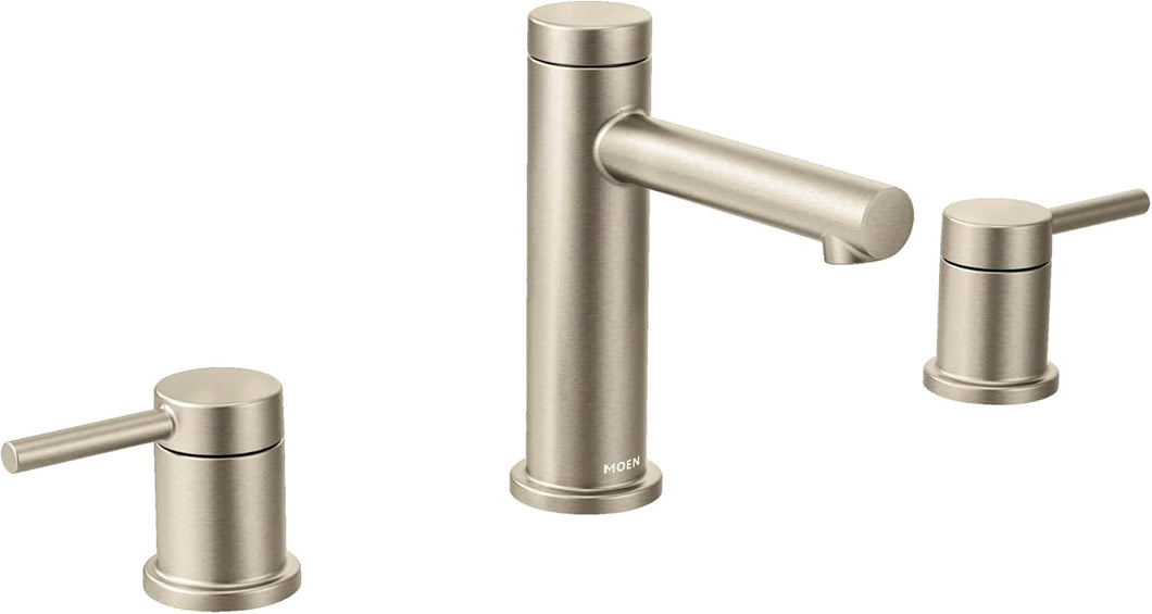 Align Chrome Two-Handle High Arc Bathroom Faucet, Brushed Nickel