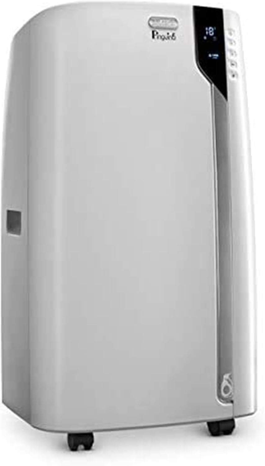 DeLonghi Portable Air Conditioner 12,000 BTU,cool large rooms up to 500 sq ft,remote,energy saving mode,extremely Quiet,AC Unit for room,dehumidifier,fan,programmable,window venting kit,EX360LVYN