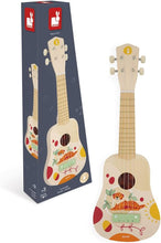 Load image into Gallery viewer, Janod Sunshine Wooden Ukulele - Children\&#39;s Musical Instrument - Pretend Play and Musical Awakening Toy - Water-Based Paint - from 3 Years +