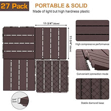 Load image into Gallery viewer, Goovilla 27 Sq Ft Plastic Interlocking Deck Tiles