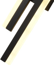 Load image into Gallery viewer, Modern Wall Sconce, 10W Black LED Wall Light, 18.89 Inches Aluminum Wall Sconce Lighting for Stairs, Living Room, Bed Room, Aisle, Hallway