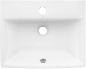 Swiss Madison SM-WS317 Voltaire Wall Hung Sink, Glossy White