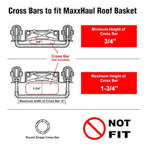 Load image into Gallery viewer, MAXXHAUL 50506 64&quot; X 39&quot; X 6&quot; Heavy-Duty Universal Steel Roof Rack