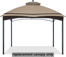 Load image into Gallery viewer, ABCCANOPY Riplock Gazebo Replacement Canopy Top for Lowe&#39;s Allen Roth #GF-12S004B-1, Striped Light Beige