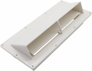 RV Range Hood Vent Cover with 10 Screws for Trailer Camper RV Stove Vent Cover for Motorhome Trailer (White)