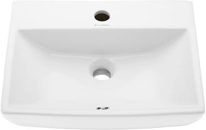 Swiss Madison SM-WS317 Voltaire Wall Hung Sink, Glossy White