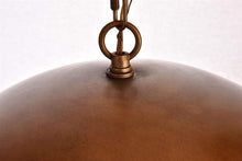 Load image into Gallery viewer, Merce 1 Light 20 inch Manual Brass Pendant Ceiling Light