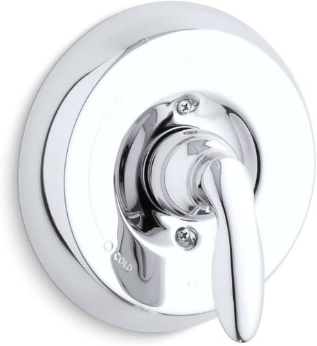 KOHLER TS15621-4-CP R Coralais Rite-Temp Valve Trim with Lever Handle, H 6.5