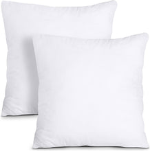 Load image into Gallery viewer, Utopia Bedding Throw Pillows (Pack of 2, White) - 18 x 18 Inches Bed and Couch Pillows - Indoor Decorative Pillows