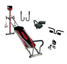 Load image into Gallery viewer, Total Gym Titanium Bundle with 4 DVDs and Exercise Flip Chart AND Total Gym Weight Bar