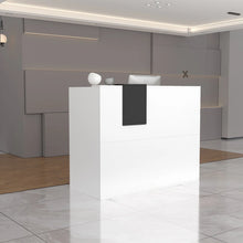 Load image into Gallery viewer, 55.1&#39;&#39; W Reception Desk With Locking Drawer