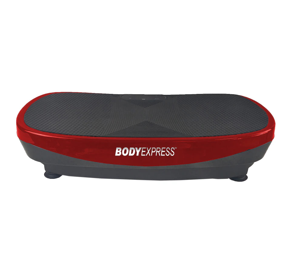 Tony Little Body Express Ultrathin Vibration Platform with Curve Technology, Red