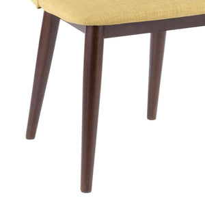 Lumisource Tintori Dining Chair in Brown/Chartreuse Green
