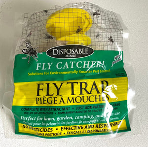 TRAPS IN SPRING 5pk Disposable Non Toxic Fly Traps