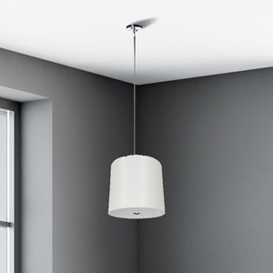 Whitfield Lighting Modena 5-Light Chrome Modern/Contemporary Drum Hanging Pendant Light