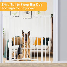 Load image into Gallery viewer, 36&quot; High Extra Tall Baby Gate with Cat Door