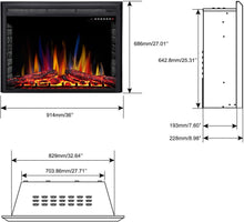 Load image into Gallery viewer, R.W.FLAME A-36&quot; Electric Fireplace Insert