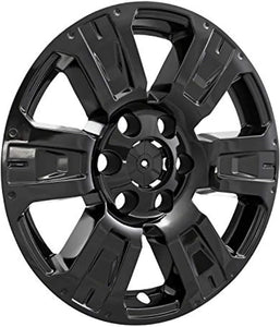 COAST2COAST Impostor Wheel Skin, 18", Black, Set Of 4