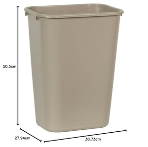 Rubbermaid Commercial Products 41-Quart Black Wastebasket