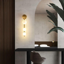 Load image into Gallery viewer, Mord 3 - Light Gold Armed Sconce