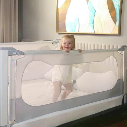 Bed Rail for Toddlers, 59'' Sturdy Bed Rails, Easy to Install Toddler Bed Rail