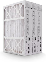 Load image into Gallery viewer, Honeywell Home 20x25x4 MERV 12, AC Furnace Air Filter, 3 PACK (CF200A1016-3PKAM) (Actual Dimensions: 18.84 x 24.75 x 4.38 in.)