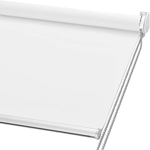 ChrisDowa 100% Blackout Roller Shade, Window Blind with Thermal Insulated, UV Protection Fabric