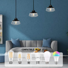 Load image into Gallery viewer, Semi Flush Mount Ceiling Light with Metal Glass