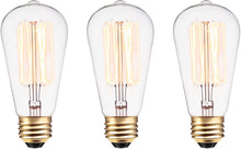 Load image into Gallery viewer, Globe Electric 31321 Vintage Designer Light Bulb, 3 Count, Cool White