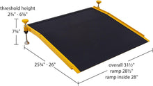 Load image into Gallery viewer, Rage Powersports ATR400 Adjustable Utility Threshold Ramp,1 Pack