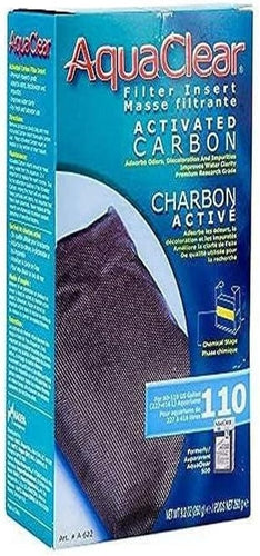 AquaClear 110 Activated Carbon Insert - 9 Ounces 2 PACK