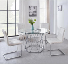 Load image into Gallery viewer, Steve Silver Escondido White Faux Leather Side Chair