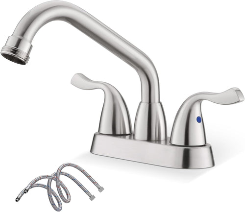 Phiestina Brushed Nickel Utility Sink/Laundry Faucet