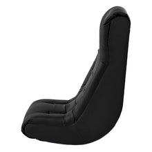 Load image into Gallery viewer, Soft Floor Rocker - Cushioned Ground Chair for Kids Teens and Adults - Great for Reading, Gaming, Meditating, TV - Black