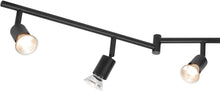 Load image into Gallery viewer, Globe Electric 59693 Payton 6 Foldable Track Lighting Painted, Matte Black