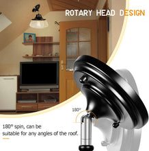 Load image into Gallery viewer, Semi Flush Mount Ceiling Light with Metal Glass
