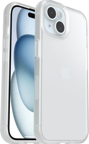 OtterBox iPhone 15 (Only) Prefix Series Case - Clear, Ultra-Thin, Pocket-Friendly, Raised Edges Protect Camera & Screen, Wireless Charging Compatible