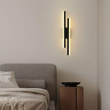 Load image into Gallery viewer, Modern Wall Sconce, 10W Black LED Wall Light, 18.89 Inches Aluminum Wall Sconce Lighting for Stairs, Living Room, Bed Room, Aisle, Hallway