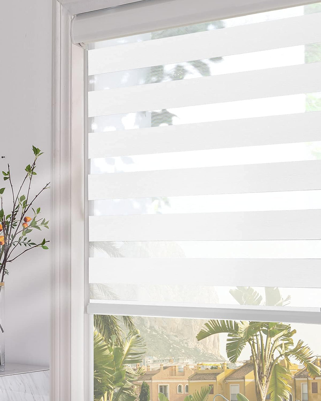 Persilux Zebra Blinds Dual Layer Roller Sheer Shades 40