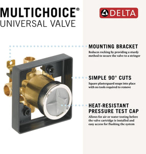 Delta Faucet R10000-UNWS Multichoice R Universal Tub and Shower Valve Body