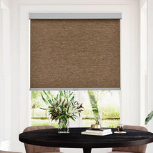 Load image into Gallery viewer, Persilux Free-Stop Cordless Light Filtering Roller Shade - BROWN 35x72INCH