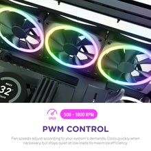 Load image into Gallery viewer, NZXT F140 RGB Duo - 140mm Dual-Sided RGB Fan