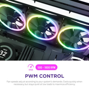 NZXT F140 RGB Duo - 140mm Dual-Sided RGB Fan