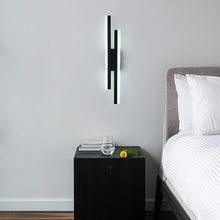 Load image into Gallery viewer, Modern Wall Sconce, 10W Black LED Wall Light, 18.89 Inches Aluminum Wall Sconce Lighting for Stairs, Living Room, Bed Room, Aisle, Hallway
